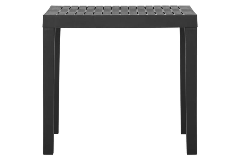 Puutarhapöytä harmaa 79x65x72 cm muovi - Puutarhakalusteet - Terassipöydät - Ruokapöytä terassille