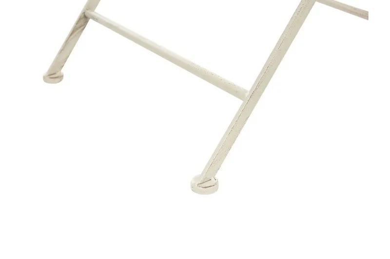 Puutarhapöytä Kermanvalkoinen BIVIO - Valkoinen - Puutarhakalusteet - Terassipöydät - Ruokapöytä terassille