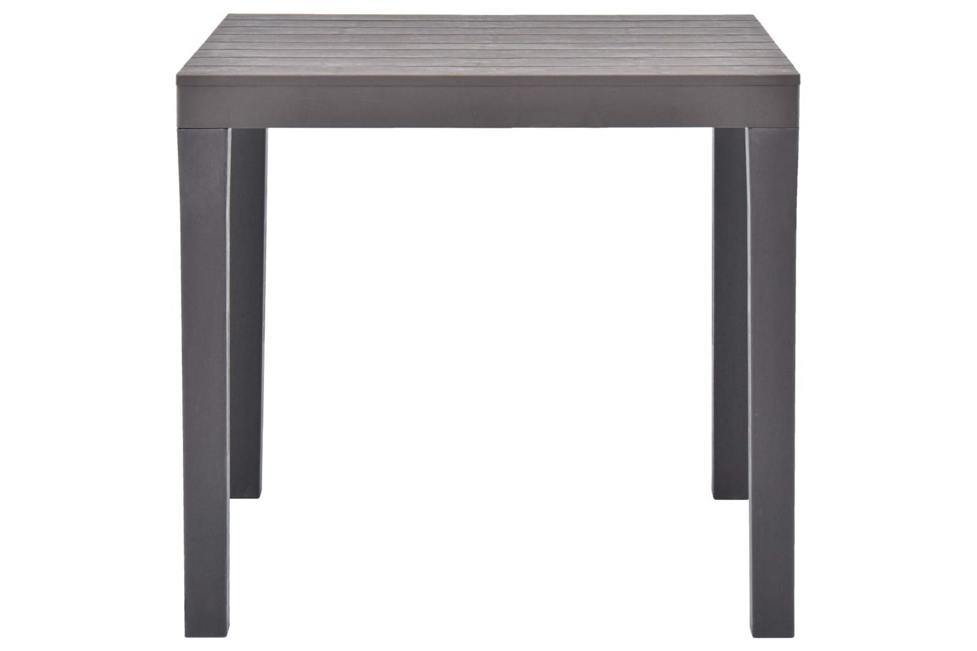 Puutarhapöytä mokka 78x78x72 cm muovi - Ruskea - Puutarhakalusteet - Terassipöydät - Ruokapöytä terassille