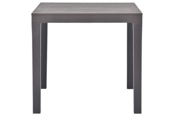 Puutarhapöytä mokka 78x78x72 cm muovi - Ruskea - Puutarhakalusteet - Terassipöydät - Ruokapöytä terassille
