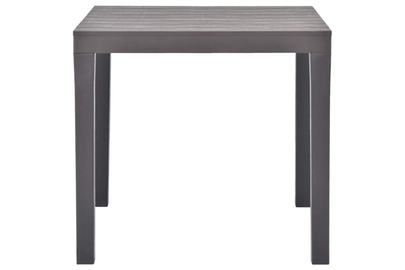 Puutarhapöytä mokka 78x78x72 cm muovi - Ruskea - Puutarhakalusteet - Terassipöydät - Ruokapöytä terassille