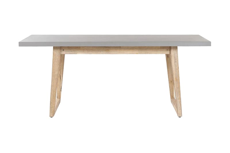 Puutarhapöytä Oria 180 x 90 cm Harmaa - Harmaa - Puutarhakalusteet - Terassipöydät - Ruokapöytä terassille