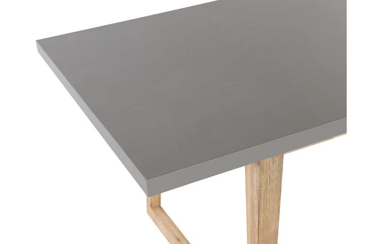 Puutarhapöytä Oria 180 x 90 cm Harmaa - Harmaa - Ruokapöytä terassille