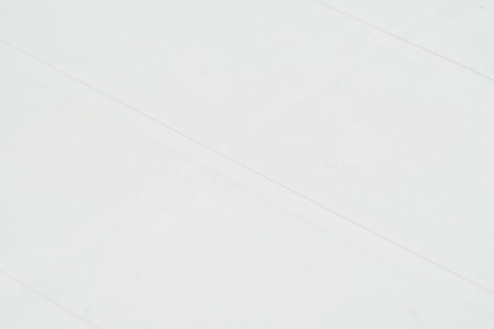 Puutarhapöytä rottinkityylinen muovi 150x90x72 cm valkoinen - Valkoinen - Ruokapöytä terassille