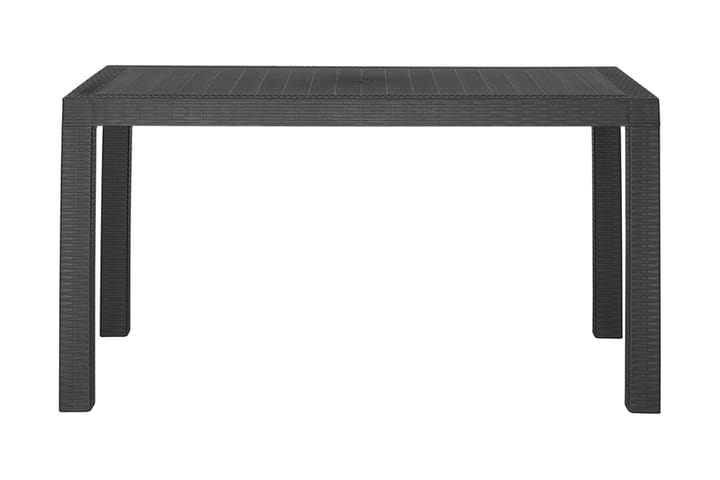 Puutarhapöytä Valderamo 140x80 cm - Harmaa - Ruokapöytä terassille