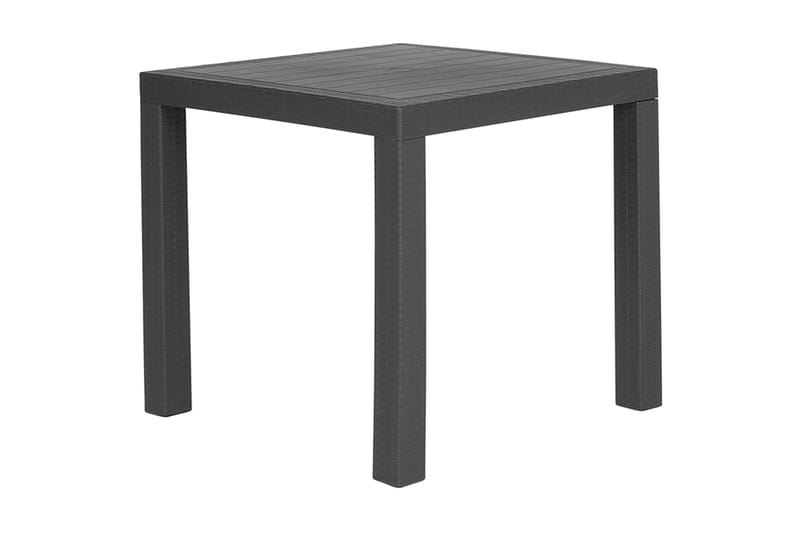 Puutarhapöytä Valderamo 80x80 cm - Harmaa - Puutarhakalusteet - Terassipöydät - Ruokapöytä terassille