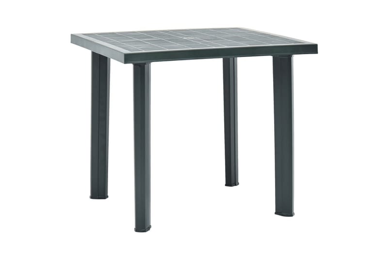 Puutarhapöytä vihreä 80x75x72 cm muovi - Vihreä - Puutarhakalusteet - Terassipöydät - Ruokapöytä terassille