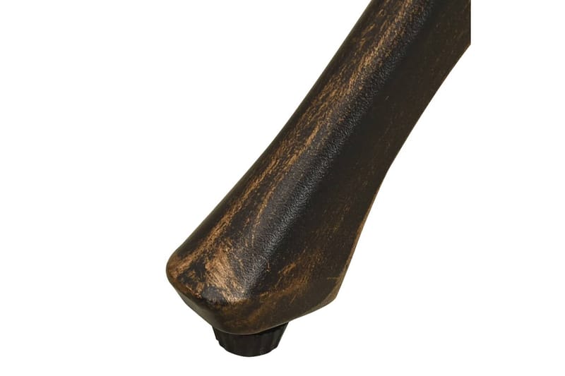 Puutarhapöytä pronssi 90x90x74 cm valualumiini - Puutarhakalusteet - Terassipöydät - Ruokapöytä terassille