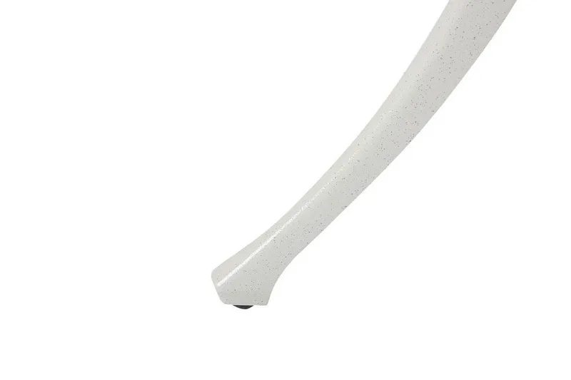 Puutarhapöytä Pyöreä 90 cm Valkoinen ANCONA - Valkoinen - Puutarhakalusteet - Terassipöydät - Ruokapöytä terassille