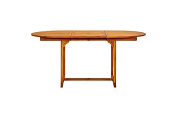 Puutarharuokapöytä (120-170)x80x75 cm täysi akaasiapuu - Puutarhakalusteet - Terassipöydät - Ruokapöytä terassille