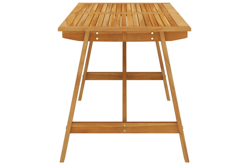 Puutarharuokapöytä 140x70x73,5 cm täysi akaasiapuu - Puutarhakalusteet - Terassipöydät - Ruokapöytä terassille