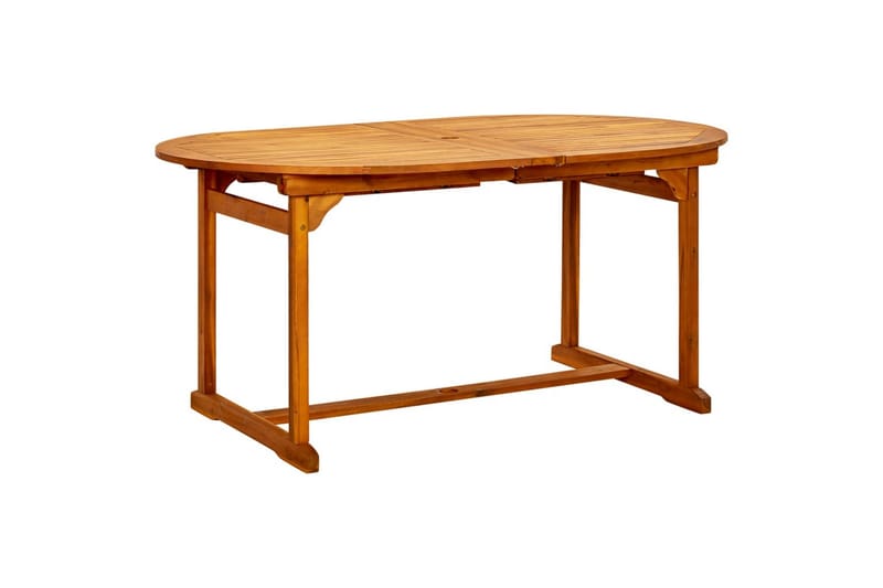 Puutarharuokapöytä (160-240)x100x75 cm täysi akaasiapuu - Puutarhakalusteet - Terassipöydät - Ruokapöytä terassille
