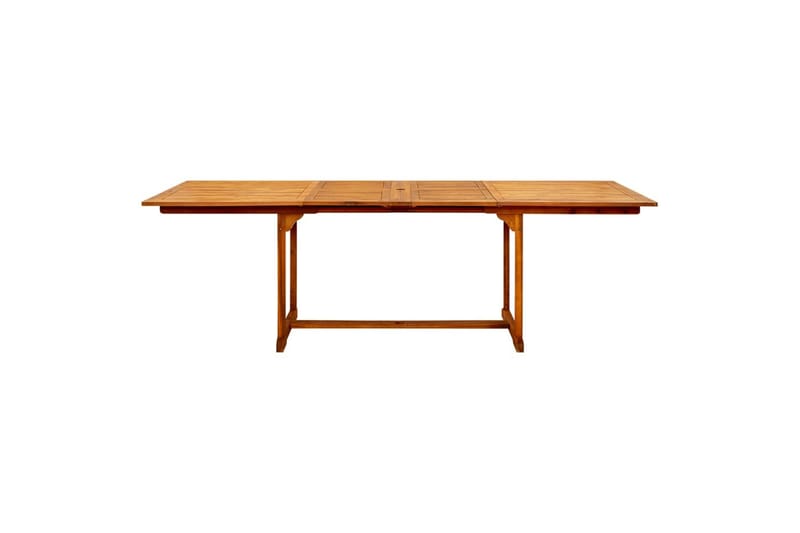 Puutarharuokapöytä (160-240)x100x75 cm täysi akaasiapuu - Puutarhakalusteet - Terassipöydät - Ruokapöytä terassille