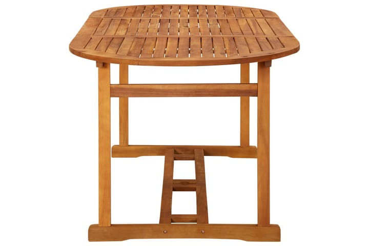 Puutarharuokapöytä 180x90x75 cm täysi akaasiapuu - Ruskea - Ruokapöytä terassille