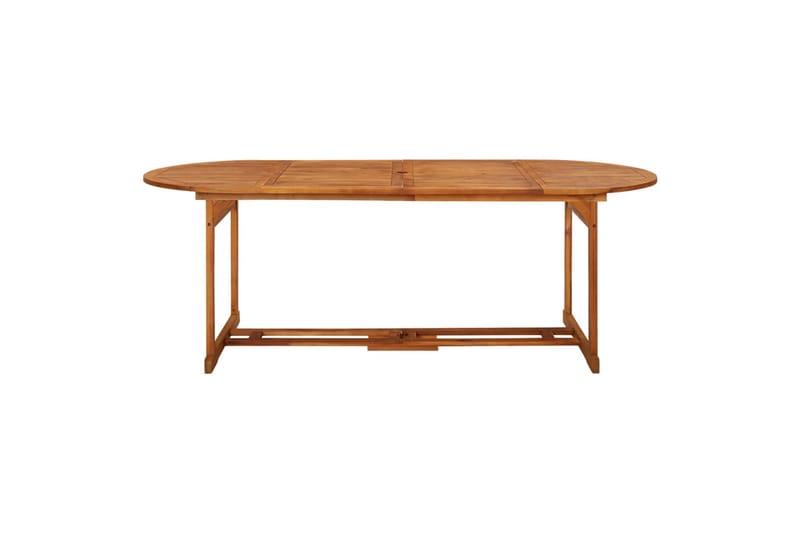 Puutarharuokapöytä 220x90x75 cm täysi akaasiapuu - Ruskea - Puutarhakalusteet - Terassipöydät - Ruokapöytä terassille