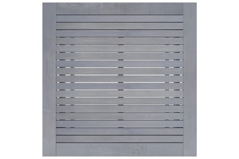 Puutarharuokapöytä harmaa 88x88x74 cm täysi akaasiapuu - Puutarhakalusteet - Terassipöydät - Ruokapöytä terassille