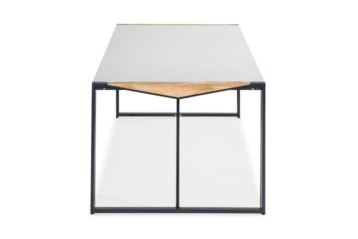 Ruokapöytä Östermalm 200x100 cm - Musta - Ruokapöytä terassille