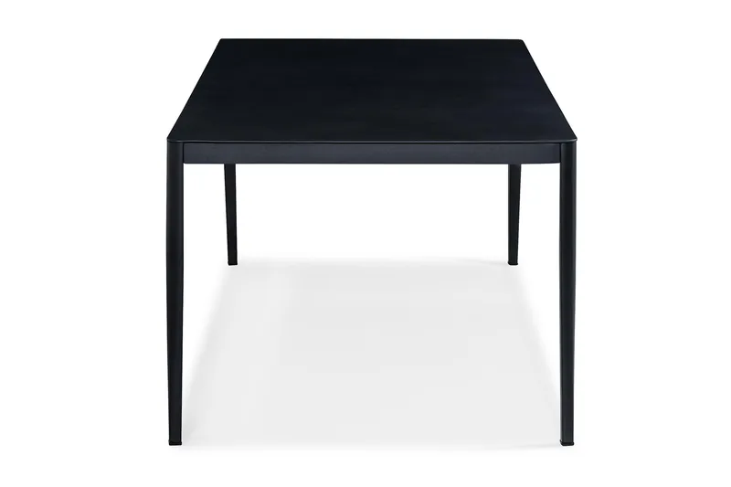 Ruokapöytä Alex 200x100 cm - Musta/Harmaa Kivijälj. - Puutarhakalusteet - Terassipöydät - Ruokapöytä terassille