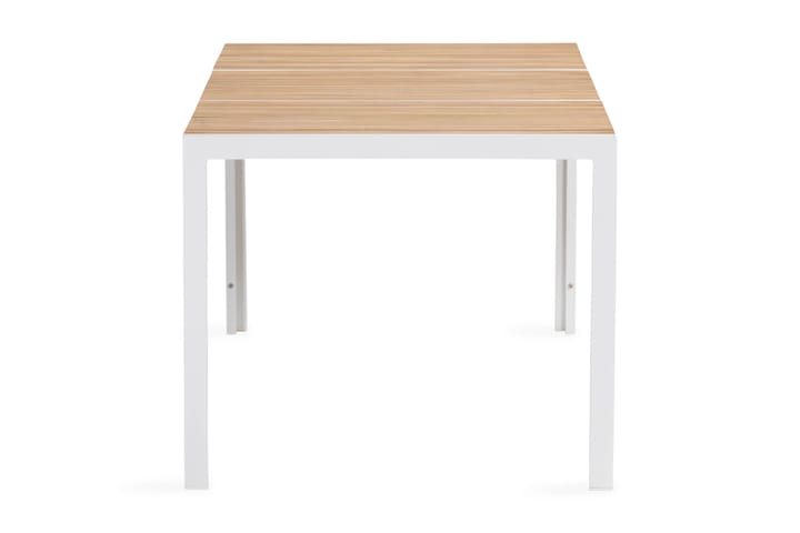 Ruokapöytä Barkar 200 cm - Tiikki/Valkoinen - Ruokapöytä terassille