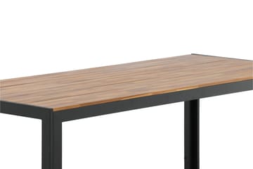 Ruokapöytä Bois 200 cm Musta/Ruskea - Venture Home - Puutarhakalusteet - Terassipöydät - Ruokapöytä terassille