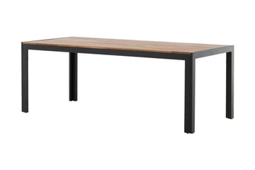 Ruokapöytä Bois 200 cm Musta/Ruskea - Venture Home - Puutarhakalusteet - Terassipöydät - Ruokapöytä terassille