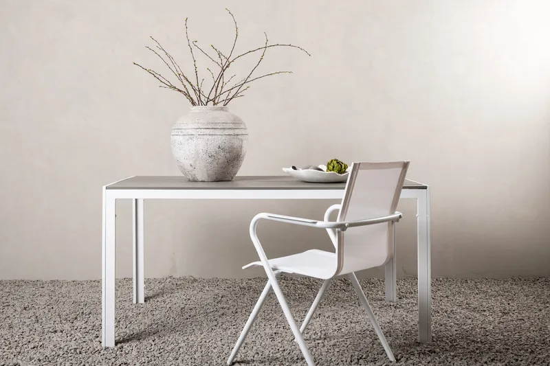Ruokapöytä Break 150 cm - Beige - Puutarhakalusteet - Terassipöydät - Ruokapöytä terassille