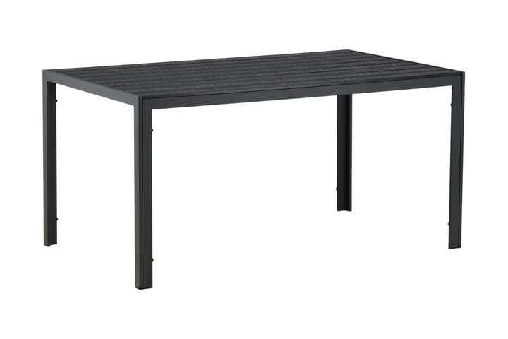 Ruokapöytä Break 150 cm Musta - Venture Home - Ruokapöytä terassille