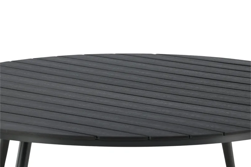 Ruokapöytä Break 150 cm Pyöreä - Musta - Puutarhakalusteet - Terassipöydät - Ruokapöytä terassille