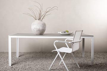 Ruokapöytä Break 205 cm - Beige - Puutarhakalusteet - Terassipöydät - Ruokapöytä terassille