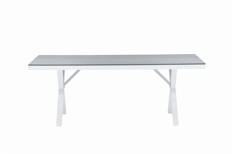 Ruokapöytä Garcia 200 cm - Harmaa - Puutarhakalusteet - Terassipöydät - Ruokapöytä terassille