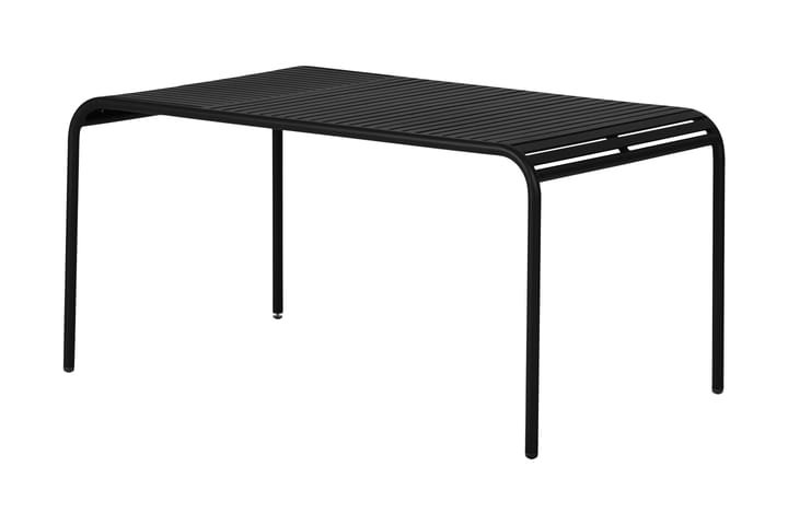 Ruokapöytä Gardeno 150 cm - Musta - Ruokapöytä terassille