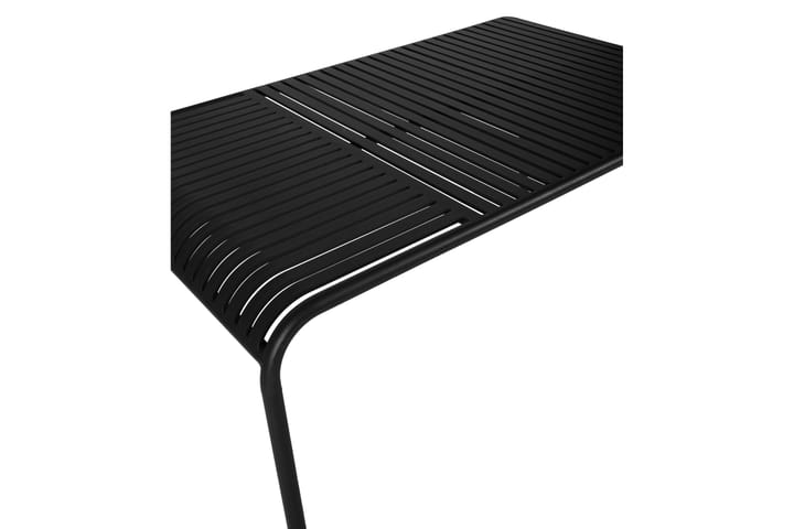 Ruokapöytä Gardeno 150 cm - Musta - Ruokapöytä terassille