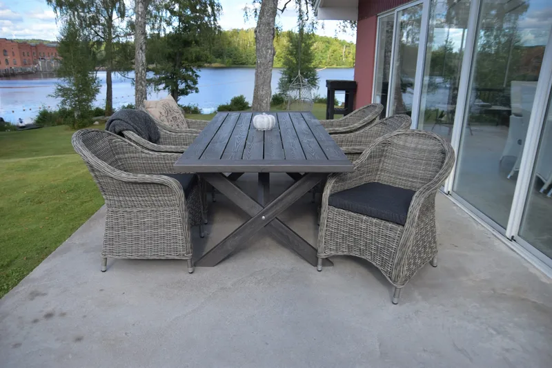 Ruokapöytä Hains 220 cm - Shabby Chic - Puutarhakalusteet - Terassipöydät - Ruokapöytä terassille