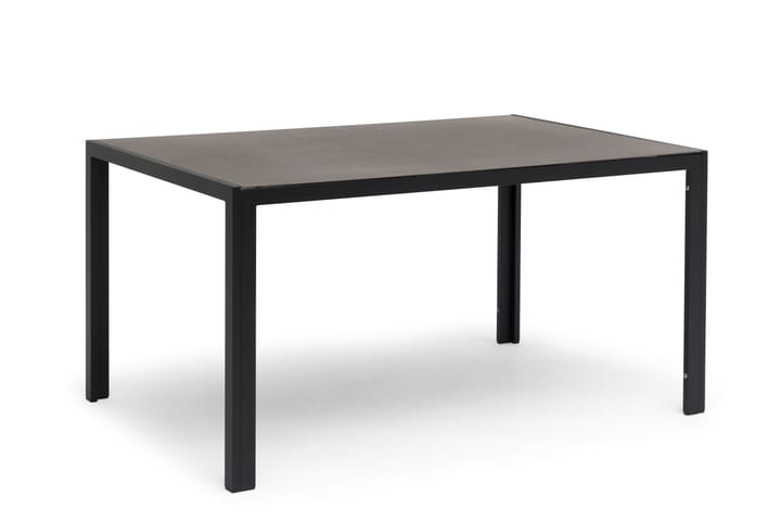 Ruokapöytä Hillerstorp Hånger 140 cm - Musta - Ruokapöytä terassille