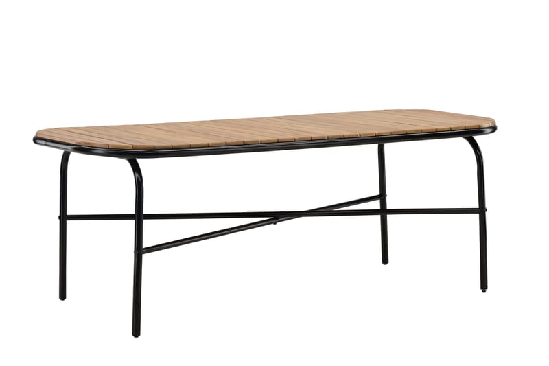 Ruokapöytä Holmbeck 200 cm - Ruskea - Puutarhakalusteet - Terassipöydät - Ruokapöytä terassille