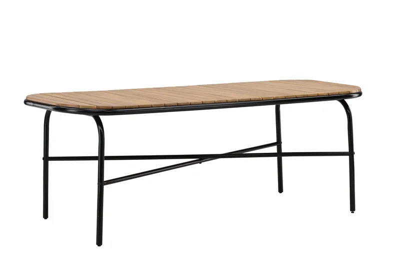 Ruokapöytä Holmbeck 200 cm - Ruskea - Puutarhakalusteet - Terassipöydät - Ruokapöyt ä terassille