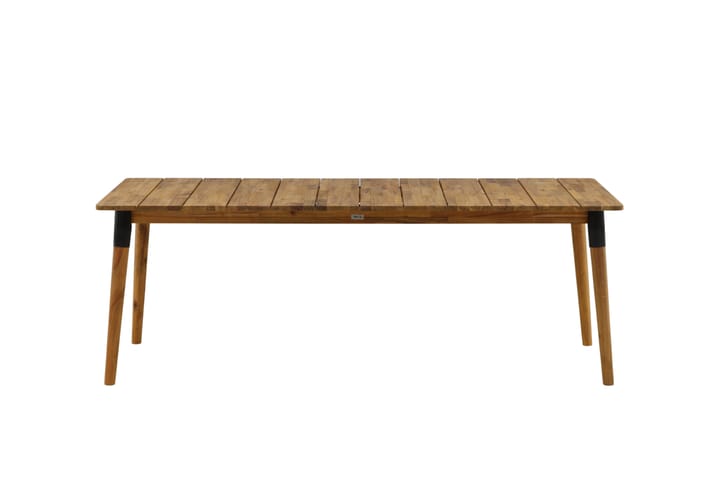 Ruokapöytä Julian 210 cm Musta/Ruskea - Venture Home - Ruokapöytä terassille