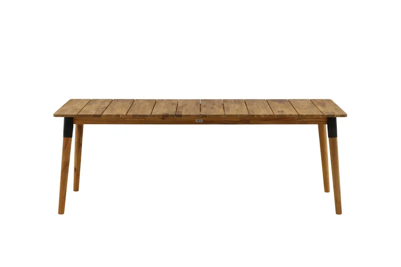 Ruokapöytä Julian 210 cm - Musta/Ruskea - Puutarhakalusteet - Terassipöydät - Ruokapöytä terassille