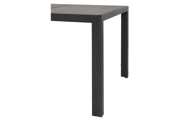 Ruokapöytä Kenys 195 cm - Musta/Harmaa - Ruokapöytä terassille