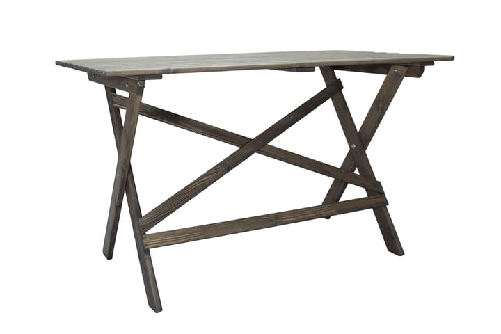 Ruokapöytä Larios 126 cm - Harmaa - Ruokapöytä terassille