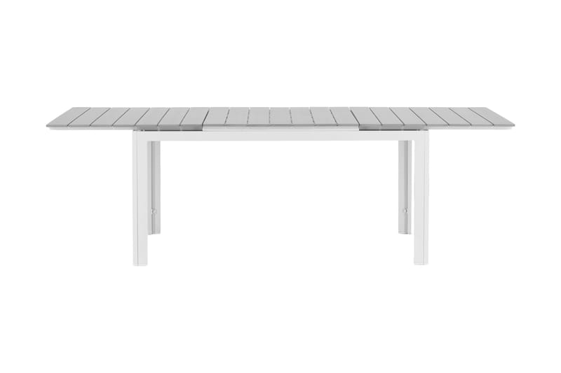 Ruokapöytä Levels Jatkettava 160-240 cm - Valkoinen/Harmaa - Puutarhakalusteet - Terassipöydät - Ruokapöytä terassille