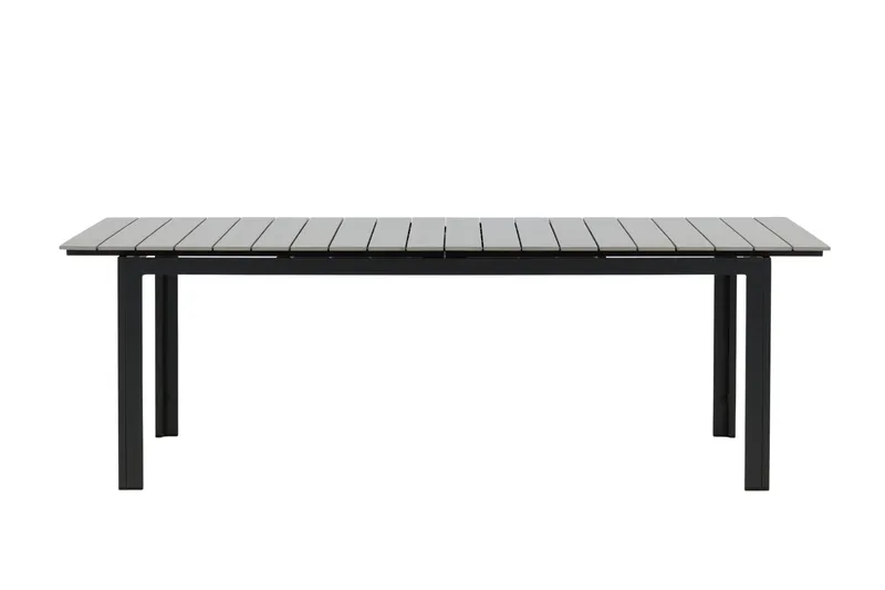 Ruokapöytä Levels Jatkettava 224-324 cm - Harmaa/Musta - Puutarhakalusteet - Terassipöydät - Ruokapöytä terassille