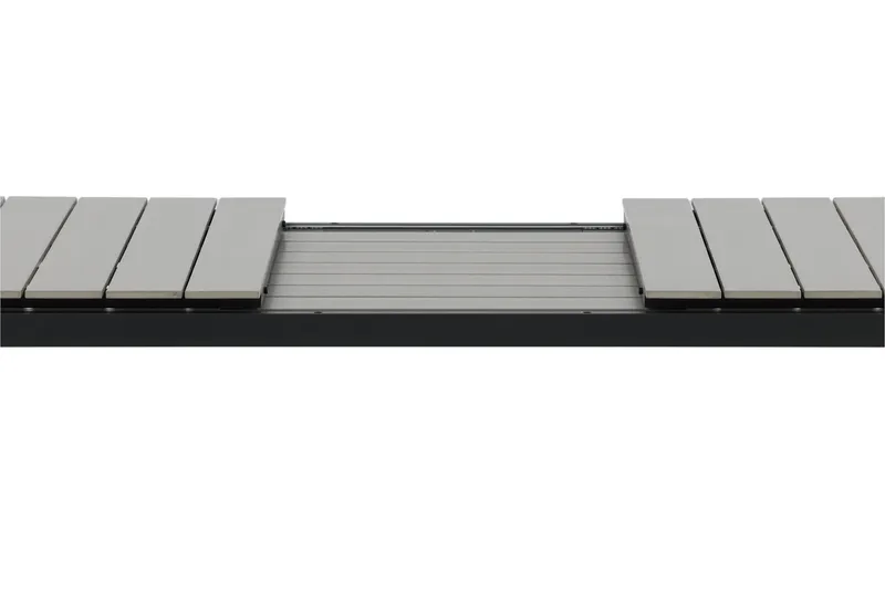 Ruokapöytä Levels Jatkettava 224-324 cm - Harmaa/Musta - Puutarhakalusteet - Terassipöydät - Ruokapöytä terassille