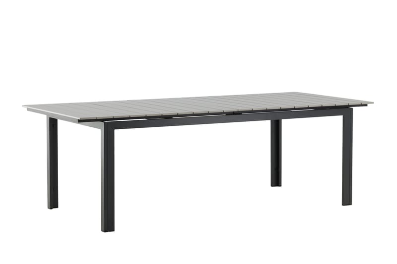 Ruokapöytä Levels Jatkettava 224-324 cm - Harmaa/Musta - Puutarhakalusteet - Terassipöydät - Ruokapöyt ä terassille