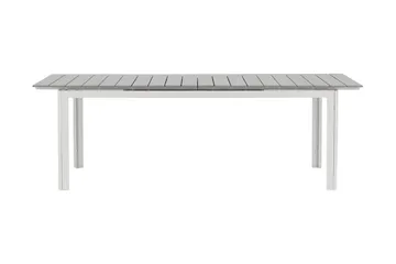 Ruokapöytä Levels Jatkettava 224-324 cm - Harmaa/Valkoinen - Puutarhakalusteet - Terassipöydät - Ruokapöytä terassille