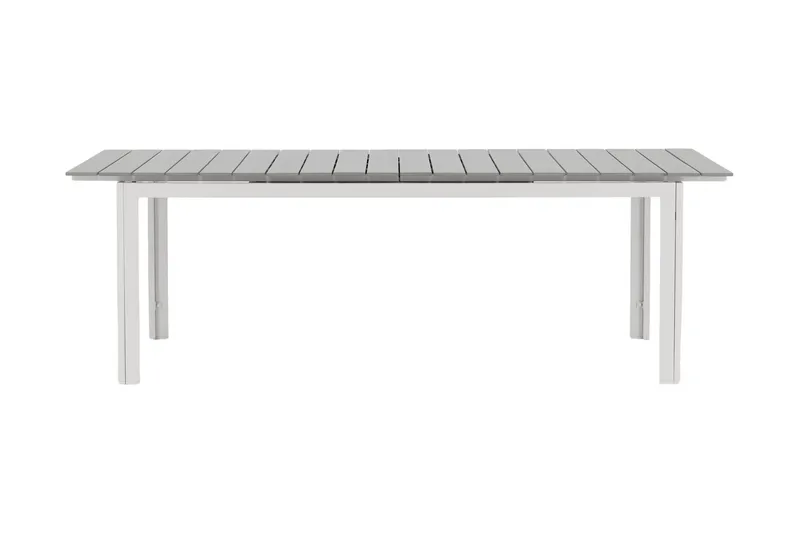 Ruokapöytä Levels Jatkettava 224-324 cm - Harmaa/Valkoinen - Puutarhakalusteet - Terassipöydät - Ruokapöytä terassille