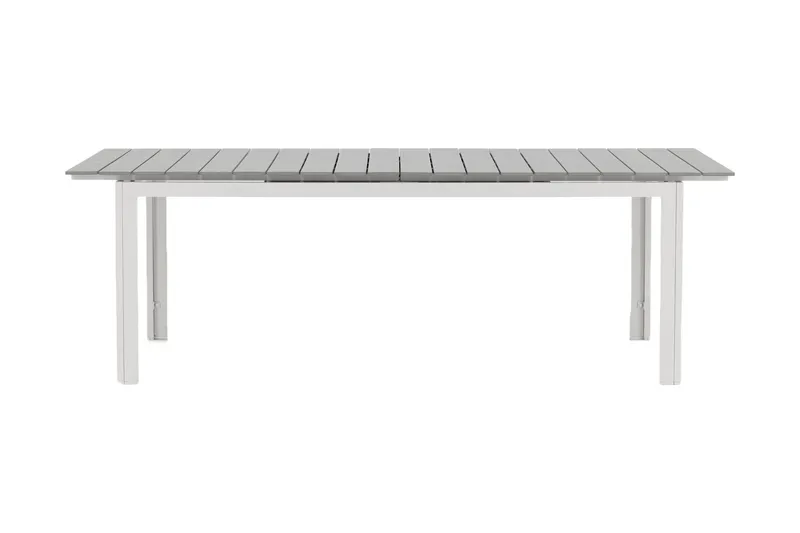 Ruokapöytä Levels Jatkettava 224-324 cm - Harmaa/Valkoinen - Puutarhakalusteet - Terassipöydät - Ruokapöytä terassille