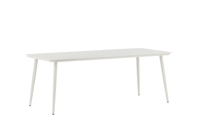 Ruokapöytä Lina 200 cm - Valkoinen - Puutarhakalusteet - Terassipöydät - Ruokapöytä terassille