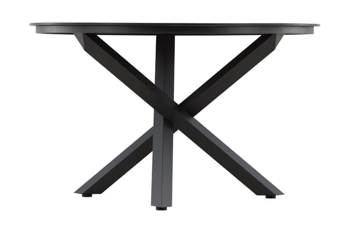 Ruokapöytä Llama Pyöreä 140 cm Musta/Ruskea - Venture Home - Ruokapöytä terassille