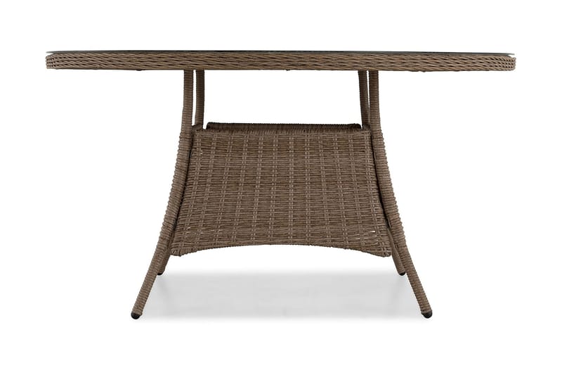 Ruokapöytä Marcus 140 cm Pyöreä - Luonnonväri - Puutarhakalusteet - Terassipöydät - Ruokapöytä terassille